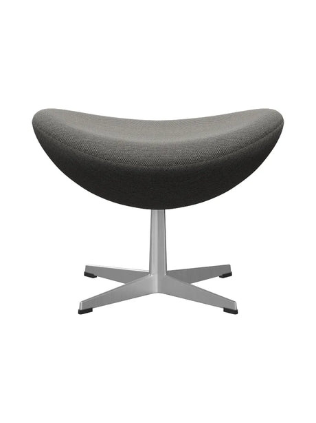 3127 Fußhocker für Egg™ Sessel von Arne Jacobsen Textilgr. 2 - Steelcut Trio / 124 White-Black - Jacobsen Plus