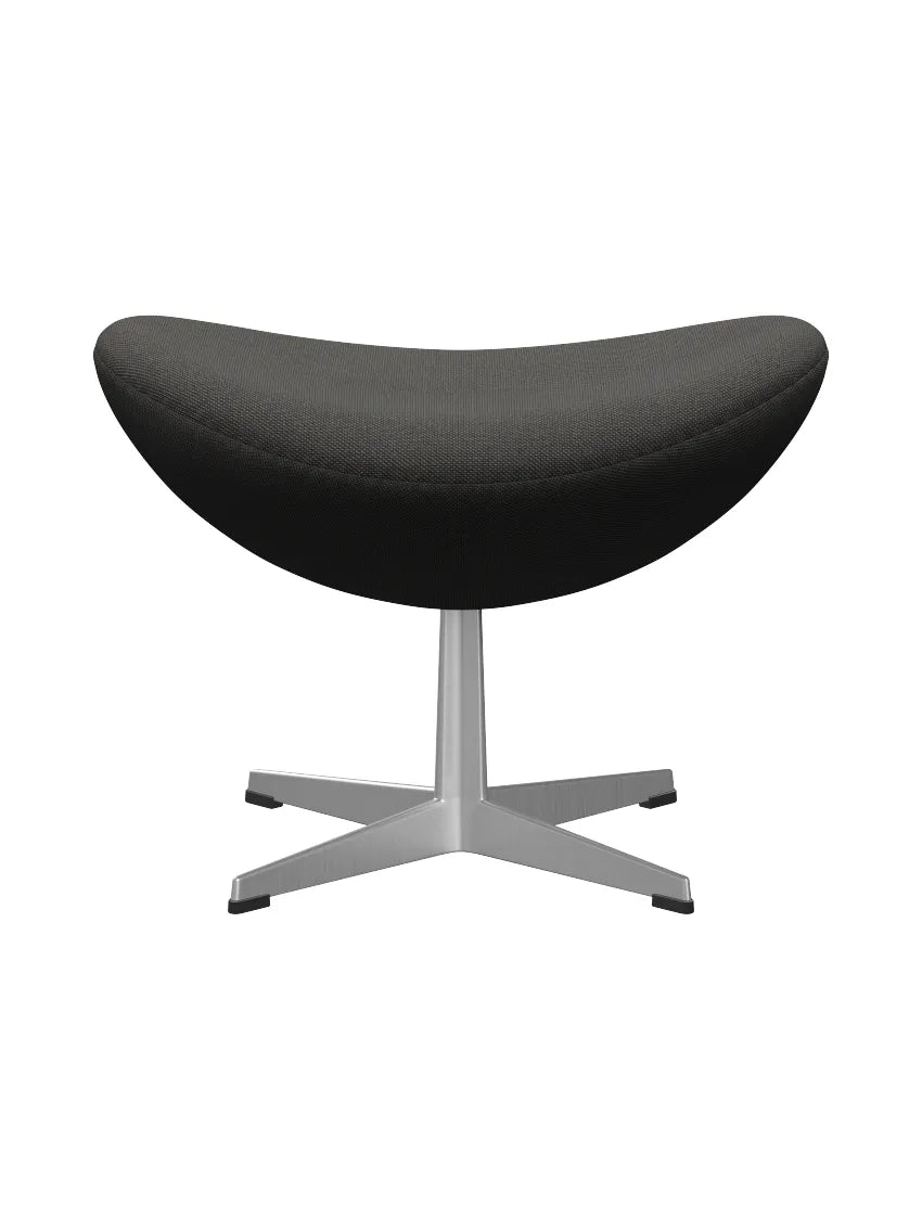 3127 Fodskammel til Ægget af Arne Jacobsen stofgr. 2 - Steelcut Trio / 176 Mørkegrå - Jacobsen Plus