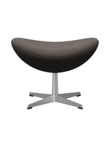 3127 Fodskammel til Ægget af Arne Jacobsen stofgr. 2 - Steelcut Trio / 276 Grå-Brun - Jacobsen Plus
