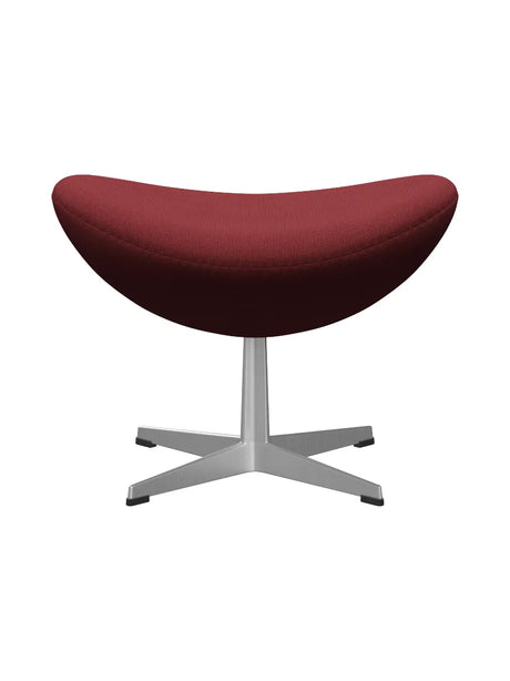 3127 Fußhocker für Egg™ Sessel von Arne Jacobsen Textilgr. 2 - Steelcut Trio / 686 Dunkelrot - Jacobsen Plus