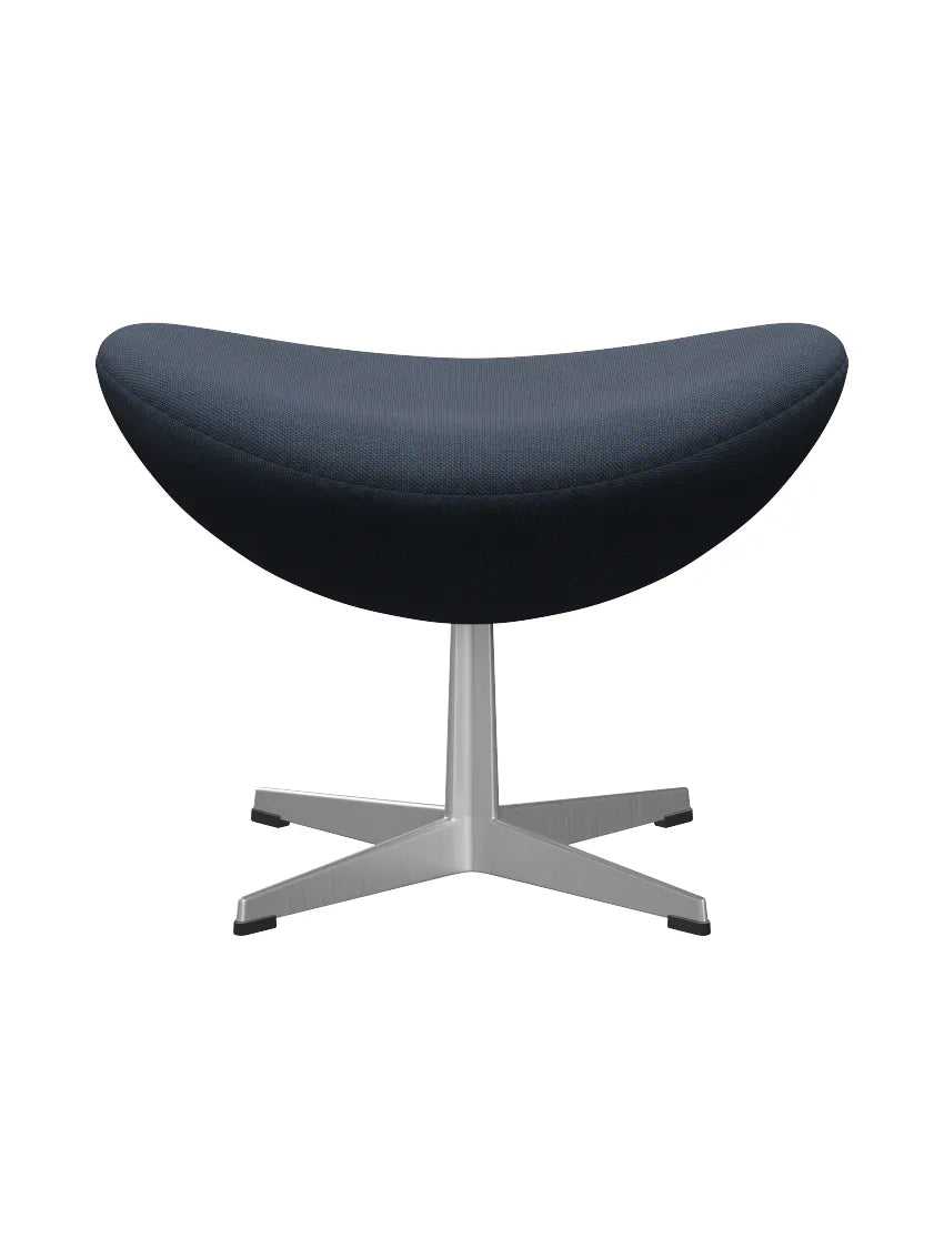 3127 Fodskammel til Ægget af Arne Jacobsen stofgr. 2 - Steelcut Trio / 883 Olivengrøn med et tvist af turkis - Jacobsen Plus