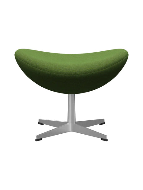 3127 Fußhocker für Egg™ Sessel von Arne Jacobsen Textilgr. 2 - Steelcut Trio / 953 Grasgrün - Jacobsen Plus