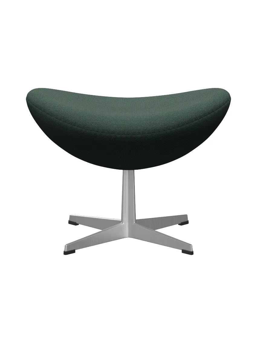 3127 Fodskammel til Ægget af Arne Jacobsen stofgr. 2 - Steelcut Trio / 966 Støvet Grøn - Jacobsen Plus