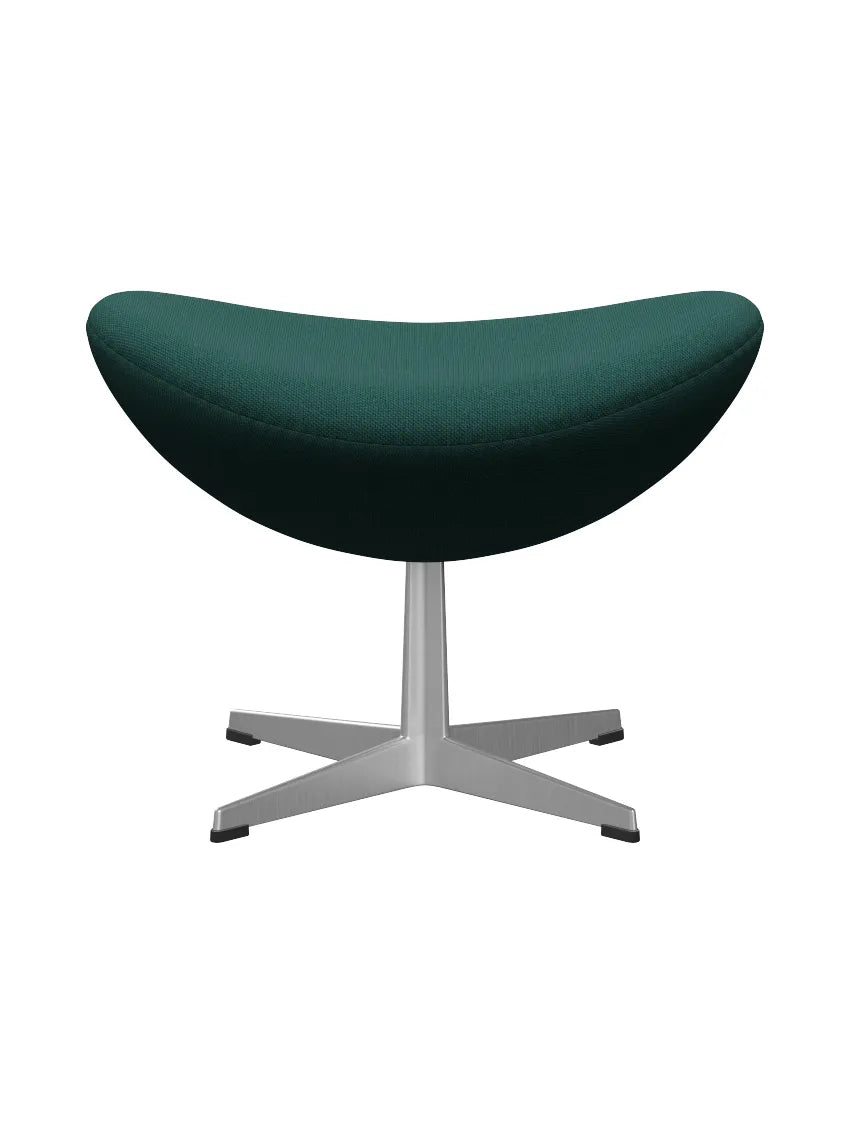 3127 Fodskammel til Ægget af Arne Jacobsen stofgr. 2 - Steelcut Trio / 976 Mørk Grøn - Jacobsen Plus