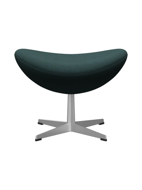3127 Fußhocker für Egg™ Sessel von Arne Jacobsen Textilgr. 2 - Steelcut Trio / 996 Bottle Green - Jacobsen Plus