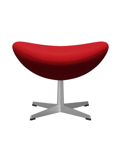3127 Fußhocker für Egg™ Sessel von Arne Jacobsen Stoffgr. 1 - Tonus / 130 Rot - Jacobsen Plus