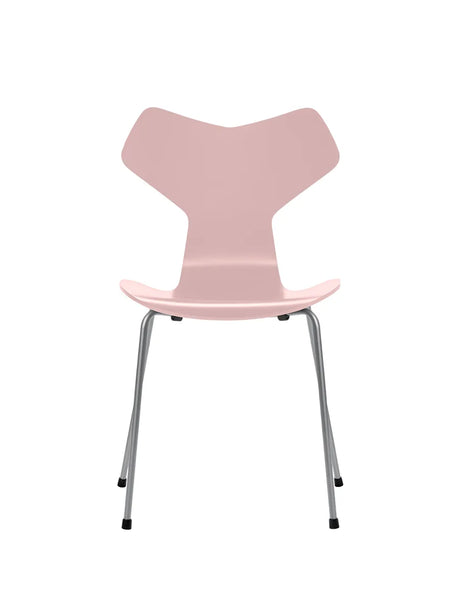 3130 Grand Prix stol lakeret af Arne Jacobsen - Pale Rose / Silver Grey - Jacobsen Plus