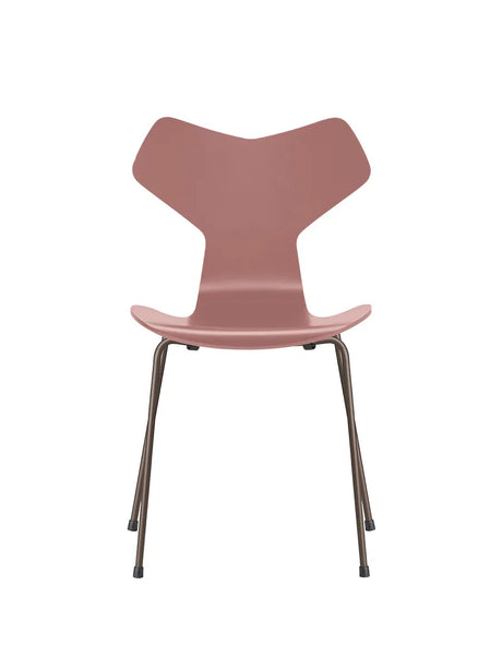 3130 Grand Prix stol lakeret af Arne Jacobsen - Wild Rose / Brown Bronze - Jacobsen Plus