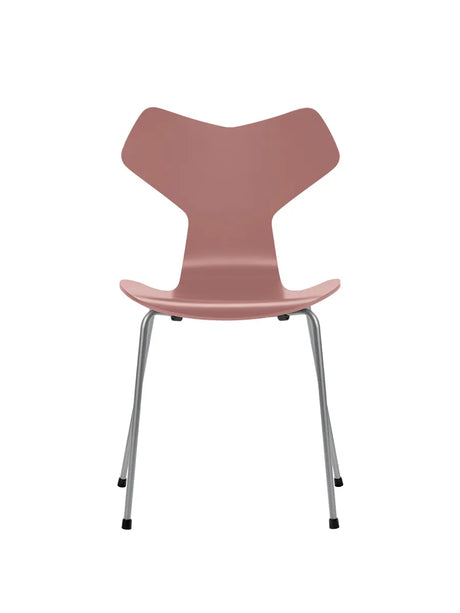 3130 Grand Prix stol lakeret af Arne Jacobsen - Wild Rose / Silver Grey - Jacobsen Plus