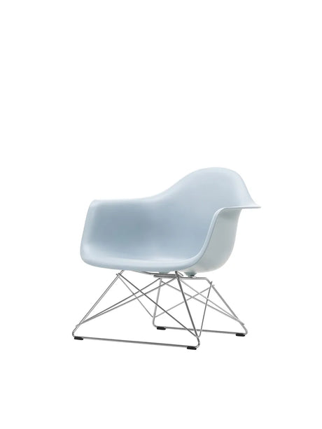 Eames Plastic Armchair LAR, verchromt von Vitra - Ice Grey - Jacobsen Plus