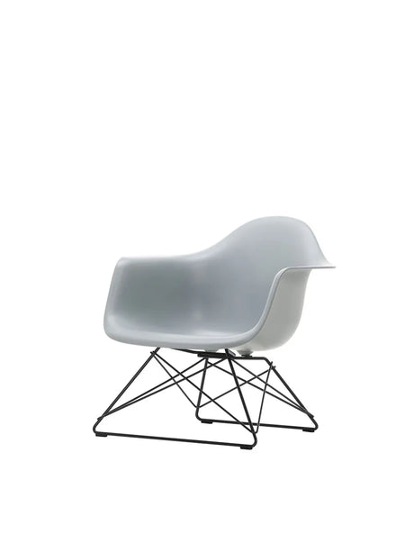 Eames Plastic Armchair LAR, schwarz lackiert von Vitra - Mohnrot - Jacobsen Plus