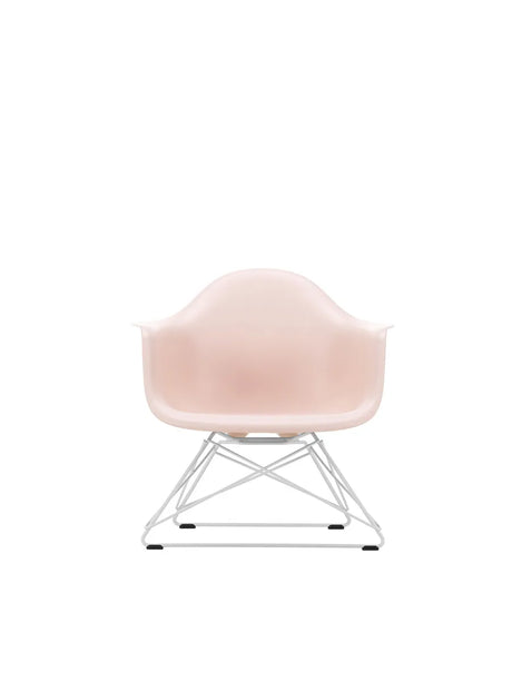 Eames Plastic Armchair LAR, weiß lackiert von Vitra - Pale Rose - Jacobsen Plus