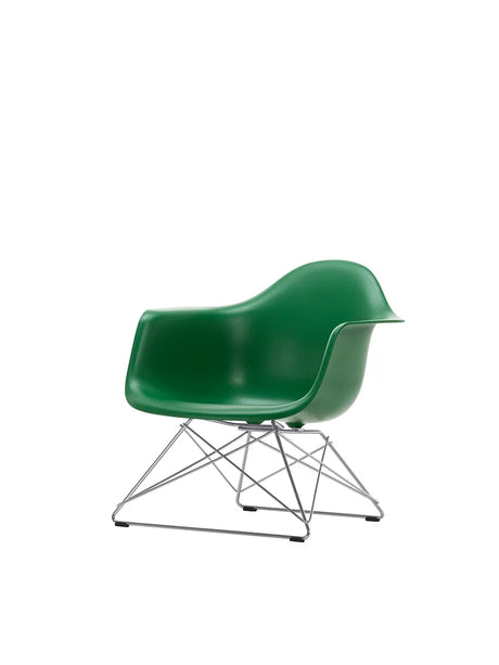 Eames Plastic Armchair LAR, verchromt von Vitra - Rostorange - Jacobsen Plus