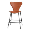 Mørkbejdset eg - Valnød læder - Sort stel