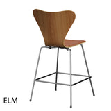 Fritz Hansen - 3187 lav barstol, naturfiner og forsidepolstret i Grace læder - 1 - Jacobsen Plus
