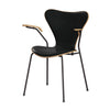 Buche - Schwarz Leder - Warm Graphite Gestell