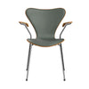 Elm - Concrete Grey Leder - Chromgestell