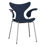 3208 Die Lilie mit Armlehnen, vollgepolstert von Arne Jacobsen - Christianshavn - 1155 Dark Blue - Jacobsen Plus