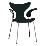 3208 Die Lilie mit Armlehnen, vollgepolstert von Arne Jacobsen - Christianshavn - 1161 Dark Green - Jacobsen Plus