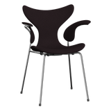 3208 Die Lilie mit Armlehnen, vollgepolstert von Arne Jacobsen - Christianshavn - 1242 Aubergine - Jacobsen Plus
