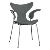 3208 Die Lilie mit Armlehnen, vollgepolstert von Arne Jacobsen - Hallingdal - 126 White/Brown - Jacobsen Plus