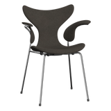 3208 Die Lilie mit Armlehnen, vollgepolstert von Arne Jacobsen - Hallingdal - 153 Light Charcoal - Jacobsen Plus