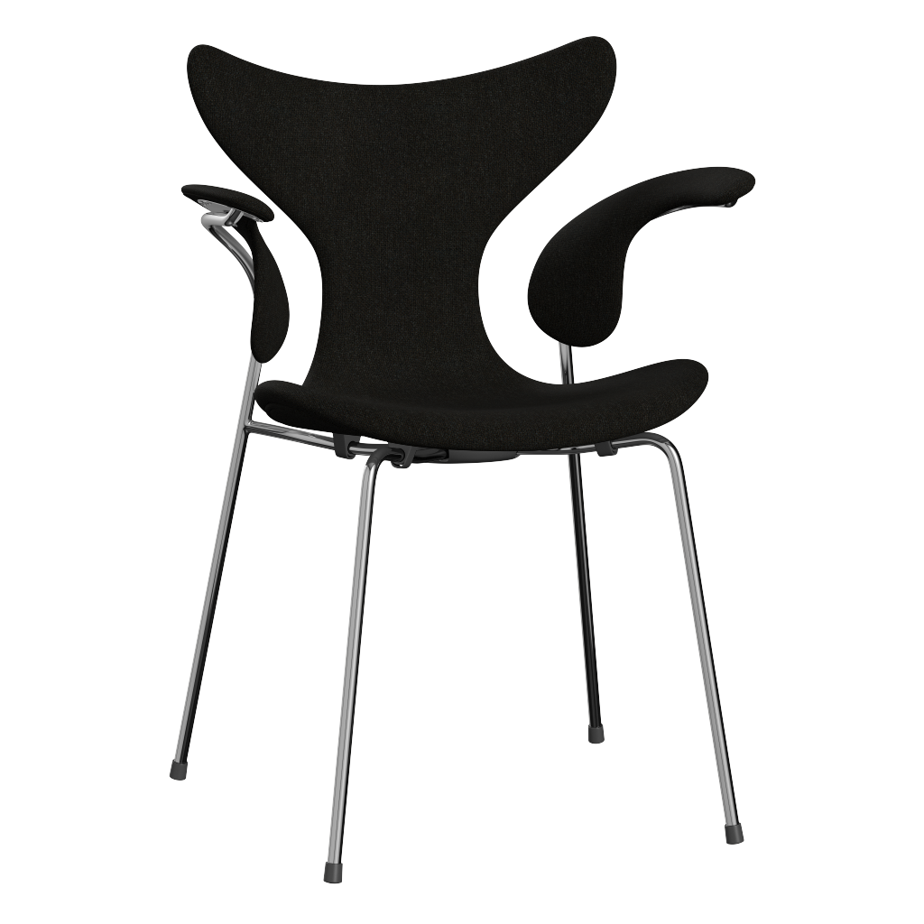3208 Die Lilie mit Armlehnen, vollgepolstert von Arne Jacobsen - Hallingdal - 376 Brown/Dark Grey - Jacobsen Plus