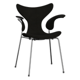 3208 Die Lilie mit Armlehnen, vollgepolstert von Arne Jacobsen - Hallingdal - 376 Brown/Dark Grey - Jacobsen Plus