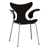 3208 Die Lilie mit Armlehnen, vollgepolstert von Arne Jacobsen - Hallingdal - 390 Dark Brown - Jacobsen Plus