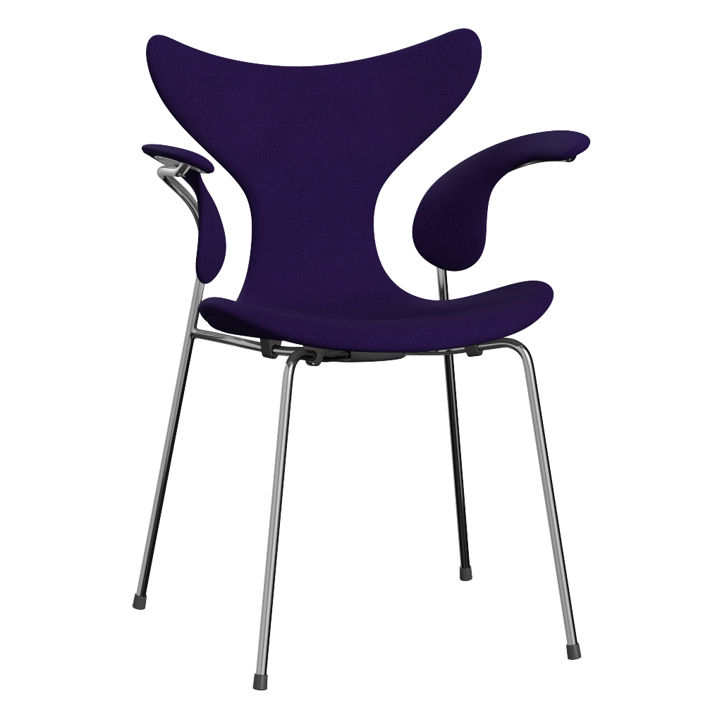 3208 Die Lilie mit Armlehnen, vollgepolstert von Arne Jacobsen - Hallingdal - 702 Purple - Jacobsen Plus