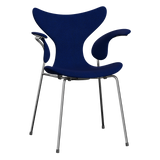 3208 Die Lilie mit Armlehnen, vollgepolstert von Arne Jacobsen - Hallingdal - 754 Sea Blue - Jacobsen Plus