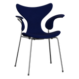 3208 Die Lilie mit Armlehnen, vollgepolstert von Arne Jacobsen - Hallingdal - 773 Dark Blue - Jacobsen Plus