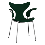 3208 Die Lilie mit Armlehnen, vollgepolstert von Arne Jacobsen - Hallingdal - 944 Glass Green - Jacobsen Plus