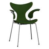 3208 Die Lilie mit Armlehnen, vollgepolstert von Arne Jacobsen - Hallingdal - 960 Grass Green - Jacobsen Plus