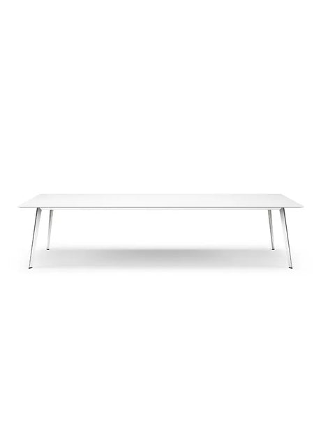 JW3012 Tisch von Montana - Snow (Seidenlaminat) / Aluminium (poliert) - Jacobsen Plus