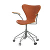 Elm - Valnød læder - Silver Grey stel