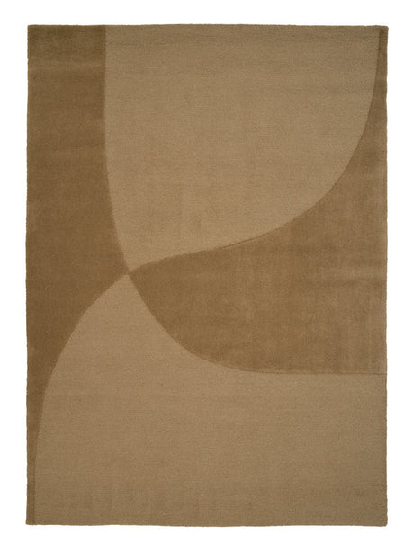 Split Plains Teppich, Mustard von Linie Design - 140 x 200 cm - Jacobsen Plus
