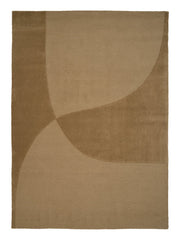 Split Plains Teppich, Mustard von Linie Design