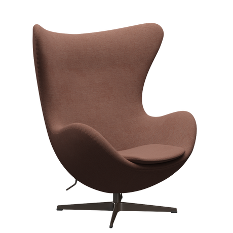 3316 Ægget loungestol, stel i brown bronze af Arne Jacobsen - Christianshavn - 1132 Beige/Orange - Jacobsen Plus