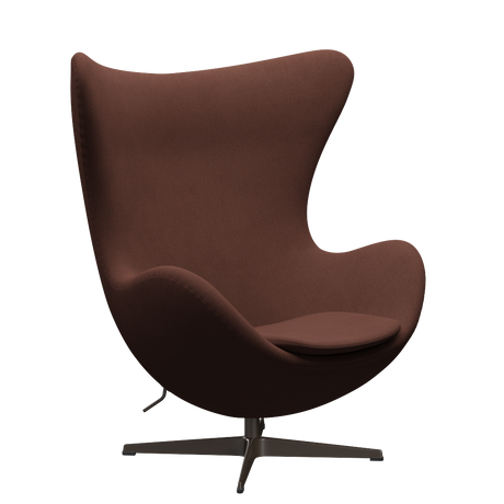 3316 Ægget loungestol, stel i brown bronze af Arne Jacobsen - Christianshavn - 1134 Dark Orange - Jacobsen Plus