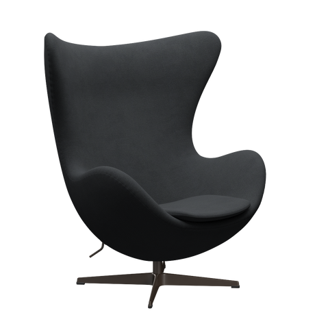 3316 Ægget loungestol, stel i brown bronze af Arne Jacobsen - Christianshavn - 1173 Grey - Jacobsen Plus