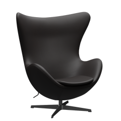 3316 Egg™ Sessel, Gestell in Schwarz von Arne Jacobsen