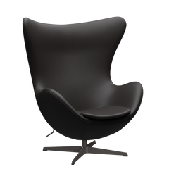 3316 Egg™ Lounge-Sessel, Gestell in Warm Graphite von Arne Jacobsen