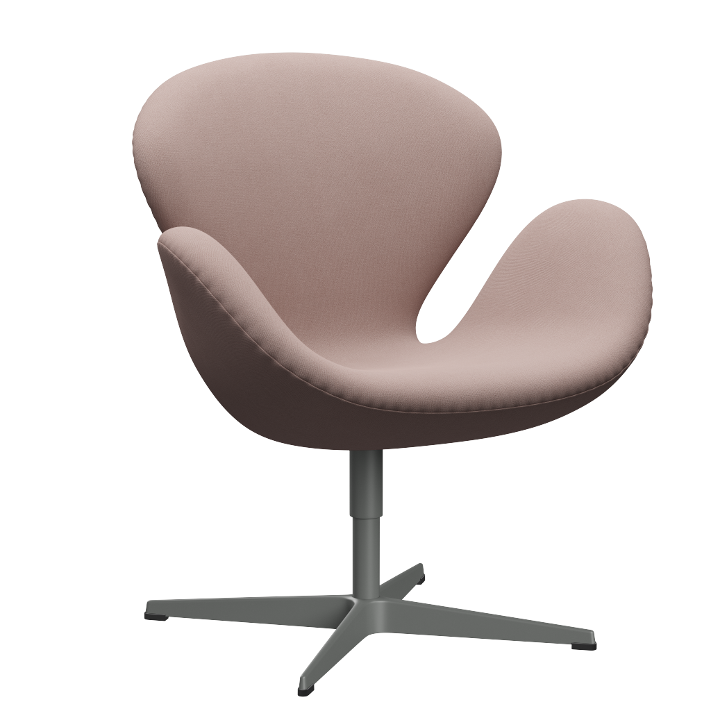 3320 Svanen loungestol, stel i silver grey af Arne Jacobsen - Christianshavn - 1130 Light Red Uni - Jacobsen Plus