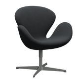 3320 Svanen loungestol, stel i silver grey af Arne Jacobsen - Christianshavn - 1173 Grey - Jacobsen Plus