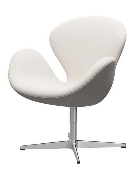 3320 Swan™ Sessel™ Sessel in Textil (Preisgruppe 1) von Arne Jacobsen - Ruhm / 60005 Weiß - Jacobsen Plus