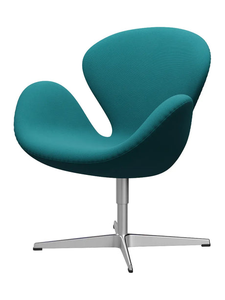3320 Swan™ Sessel™ Sessel in Textil (Preisgruppe 1) von Arne Jacobsen - Ruhm / 67067 Grøn Türkis - Jacobsen Plus