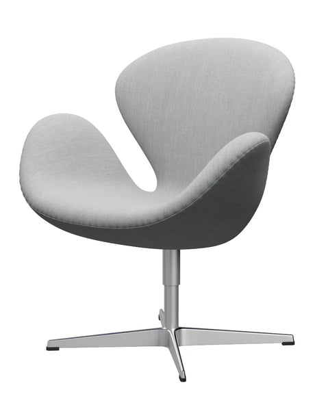 3320 Swan™ Sessel im Textil (Preisgruppe 2) von Arne Jacobsen - Fiord / 121 Grau/Mittelgrau - Jacobsen Plus