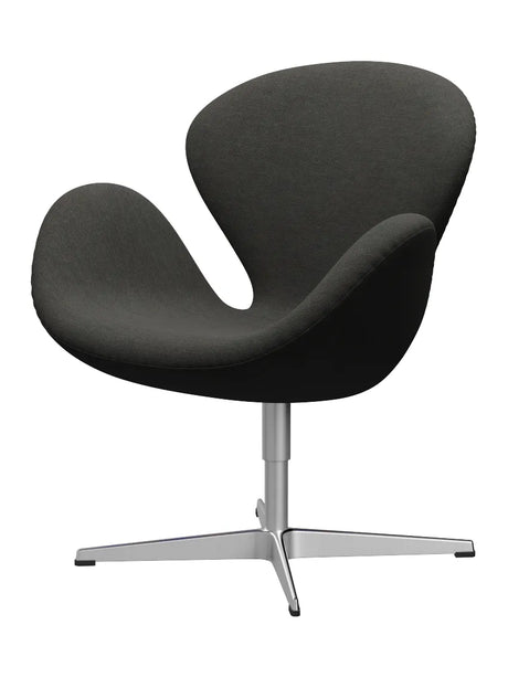 3320 Swan™ Sessel im Textil (Preisgruppe 2) von Arne Jacobsen - Fiord / 391 Schwarz/Braun - Jacobsen Plus