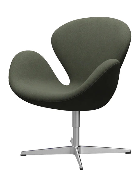 3320 Swan™ Sessel im Textil (Preisgruppe 2) von Arne Jacobsen - Fiord / 961 Olive Green/Mid Green - Jacobsen Plus